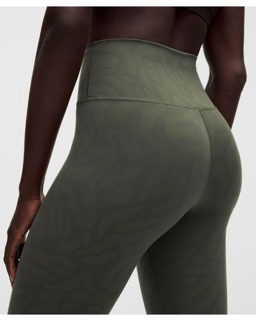 lululemon athletica Multicolor – Wunder Train No Line High-Rise Tight Leggings – 28" – Color Camo – Size 4