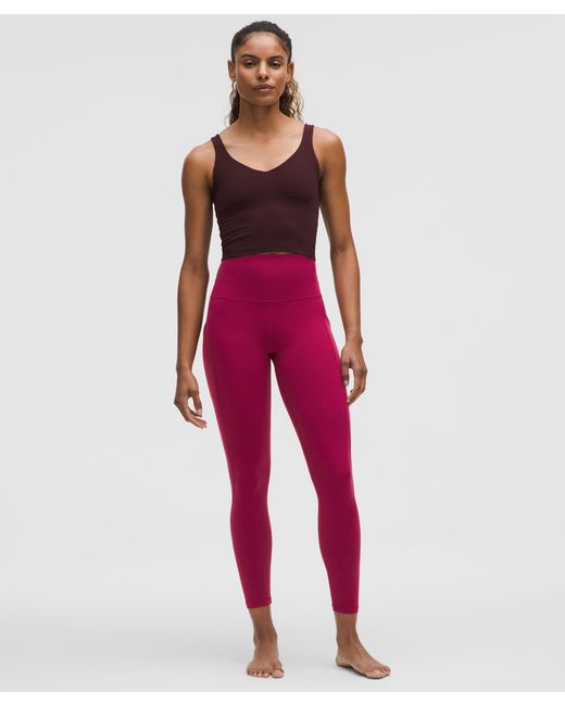 lululemon athletica Red Align High-Rise Pant With Pockets 25"