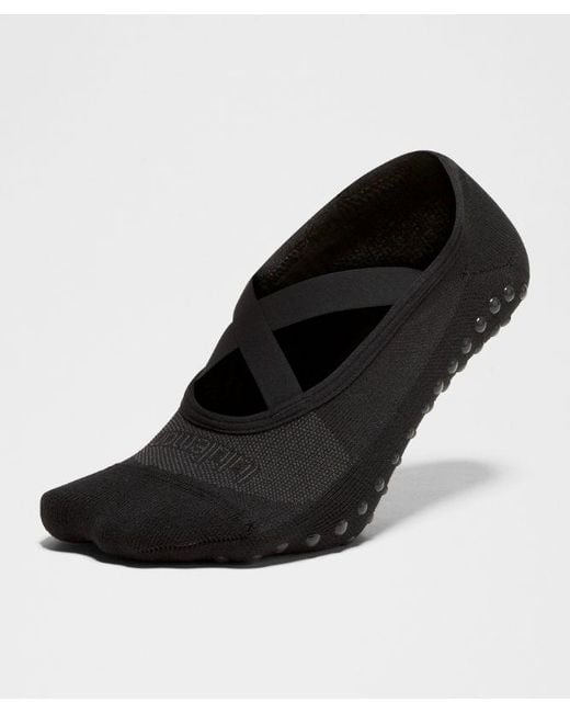 lululemon athletica Black Find Your Balance Grip Socks