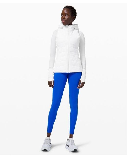 lululemon athletica White – Another Mile Vest Hood – – Size 12