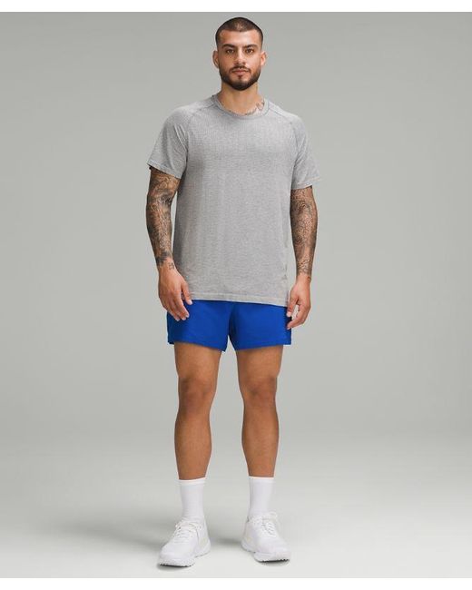 lululemon athletica Pace Breaker Linerless Shorts - 5" - Color Blue - Size L for men