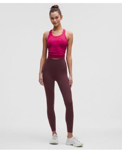 lululemon athletica Red Glow Up Super-High-Rise Tight 25"