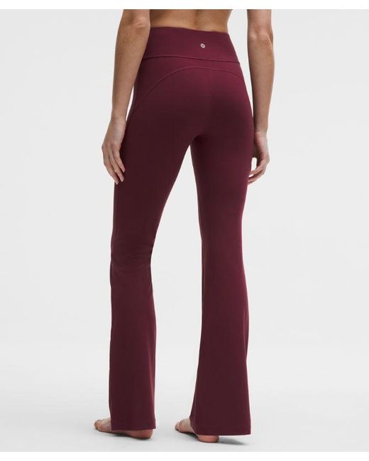 lululemon athletica – Groove Nulu High-Rise Flared Pants Regular – Color Burgundy/ – Size 4