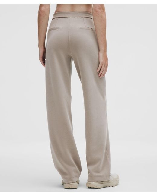 lululemon athletica Natural Softstreme Pintuck Mid-Rise Pant
