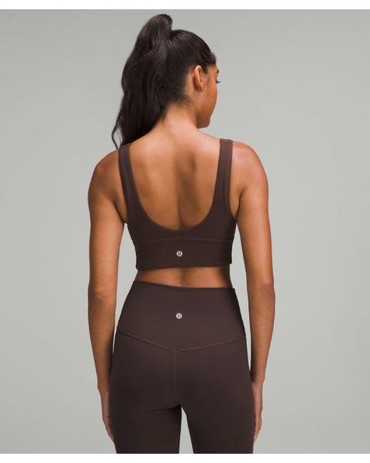 lululemon athletica Brown Align V-Neck Bra Light Support, A/B Cup