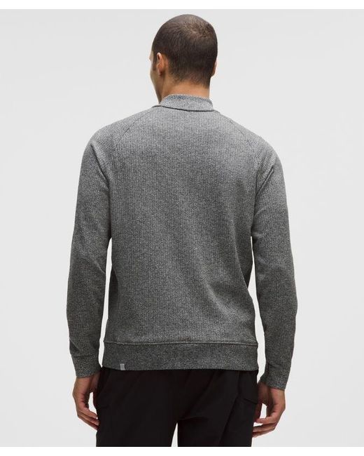 lululemon athletica Gray – Engineered Warmth Half Zip Sweatshirt – – Size Large for men