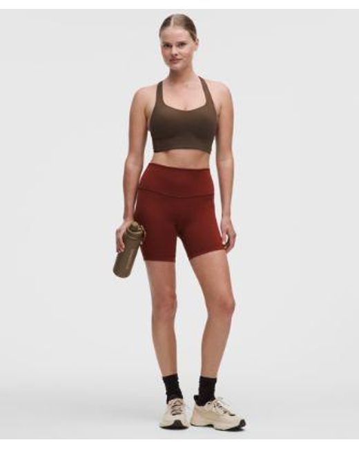 lululemon athletica Red – Like A Cloud Train Sports Bra Medium Support, B/C Cup – – Size 14