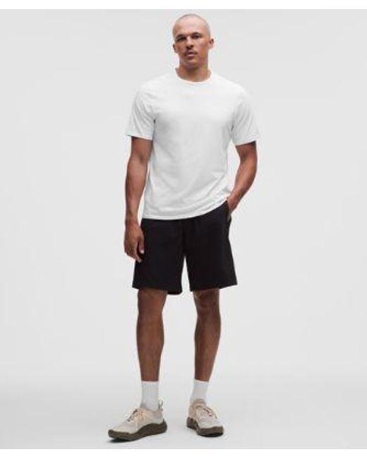 lululemon athletica White – Organic Classic-Fit T-Shirt – – Size Large for men
