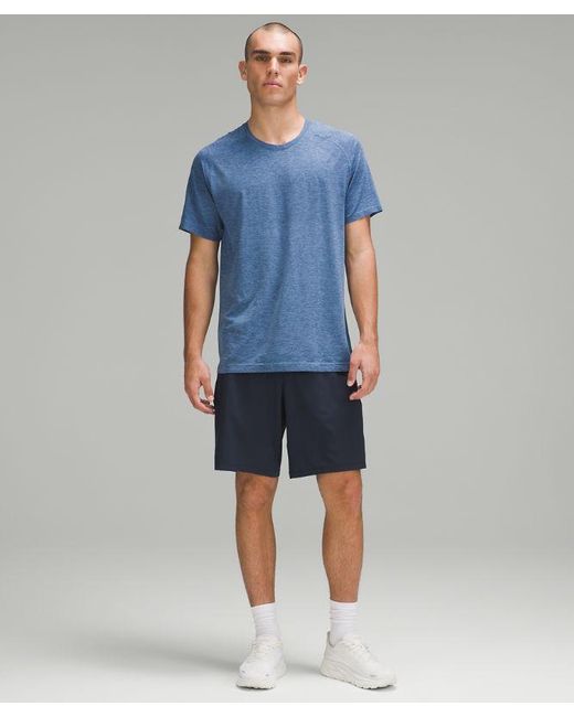 lululemon athletica Blue Pace Breaker Lined Short 9" for men