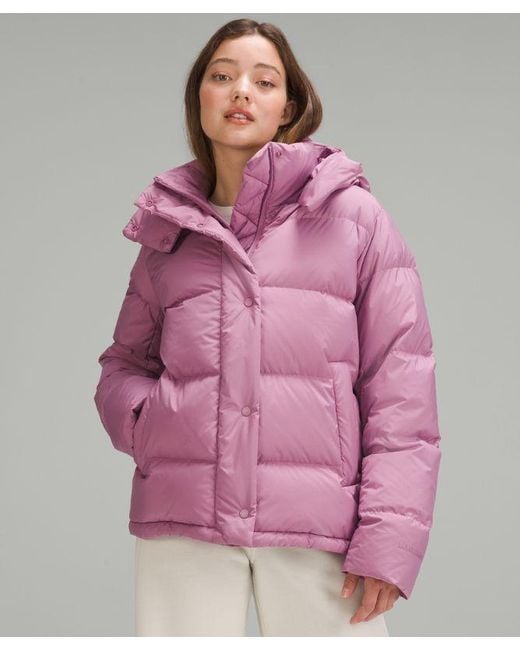lululemon Wunder Puff Jacket in Pink Lyst UK