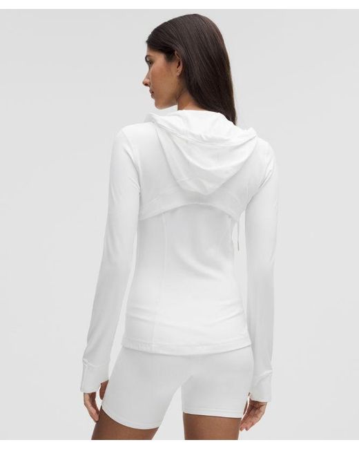 lululemon athletica White – Define Hooded Jacket Nulu – – Size 4