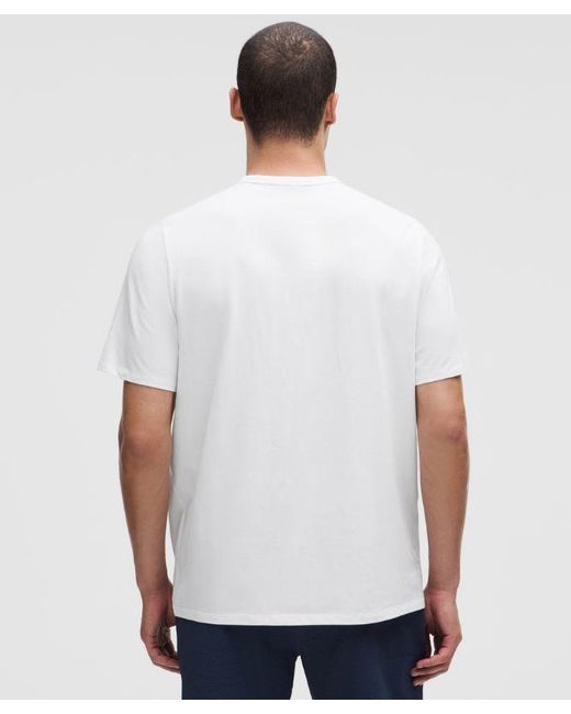 lululemon athletica White Organic Cotton Classic-Fit T-Shirt for men