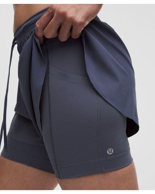 lululemon athletica Pink – Swift Speed 2-In-1 Shorts – 2.5" – Size Large
