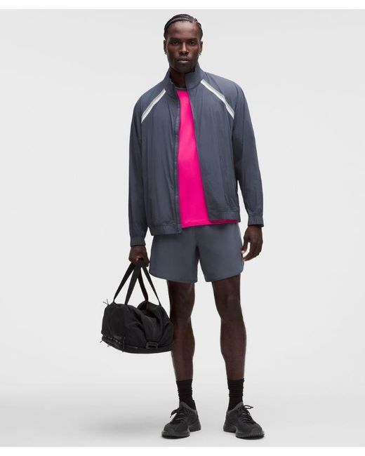 lululemon athletica Blue – Pace Breaker Track Jacket Glyde – – Size Large for men