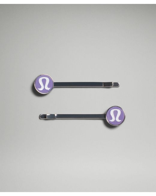 lululemon athletica Metallic Logo Bobby Pins 2 Pack