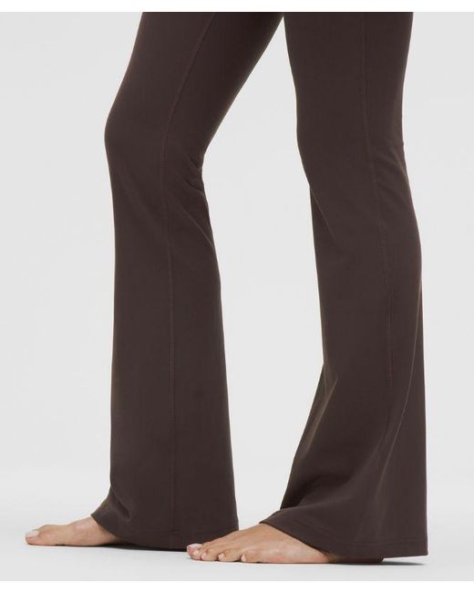 lululemon athletica Brown Groove Nulu Super-High-Rise Flared Pants Regular