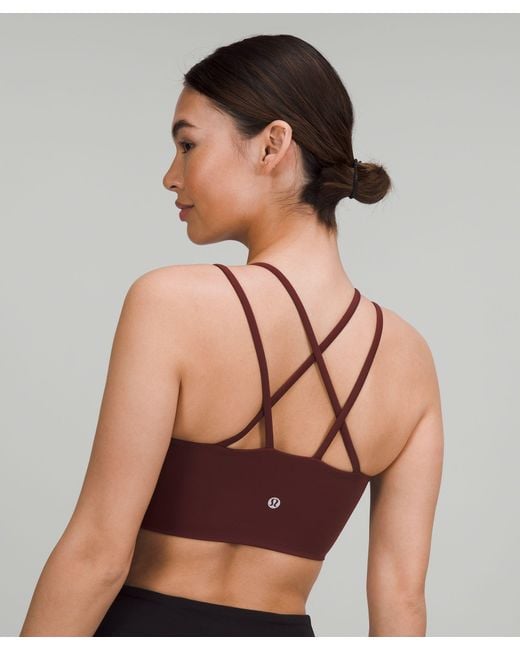 lululemon athletica Like A Cloud Longline Bra Light Support, B/c Cup in Red