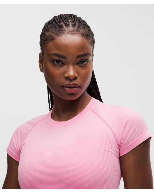 lululemon athletica Pink Swiftly Tech Short-Sleeve Shirt 2