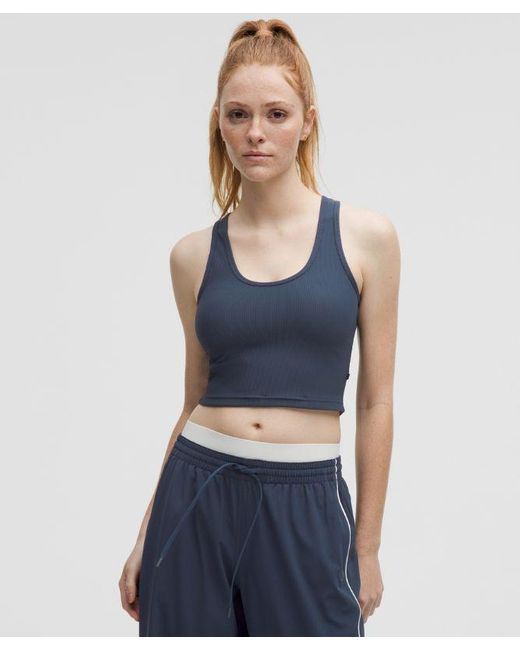 lululemon athletica Blue – Power Pivot Training Tank Top – – Size Large