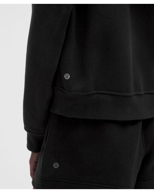 lululemon athletica Black Steady State Superloft Full Zip Hoodie