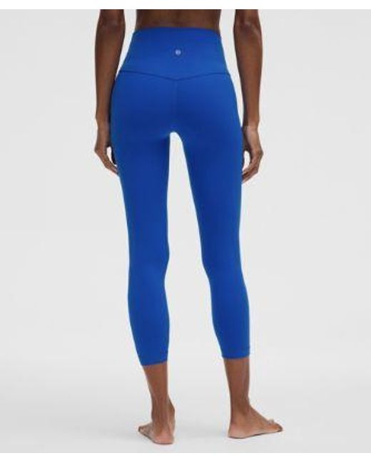 lululemon athletica Blue Align High-Rise Crop 23"