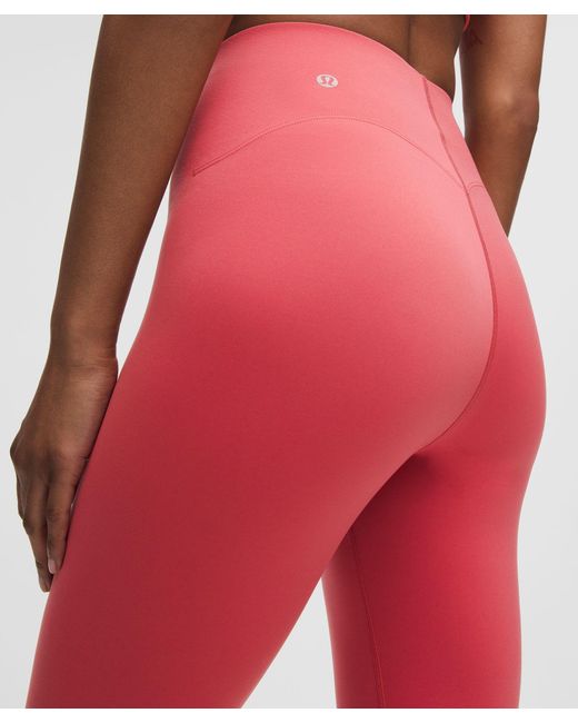 lululemon athletica Red Glow Up Super-High-Rise Crop 23"