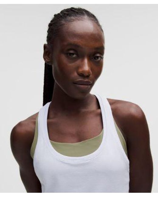 lululemon athletica White – Swiftly Tech Racerback Tank Top 2.4 Waist Length – – Size 4