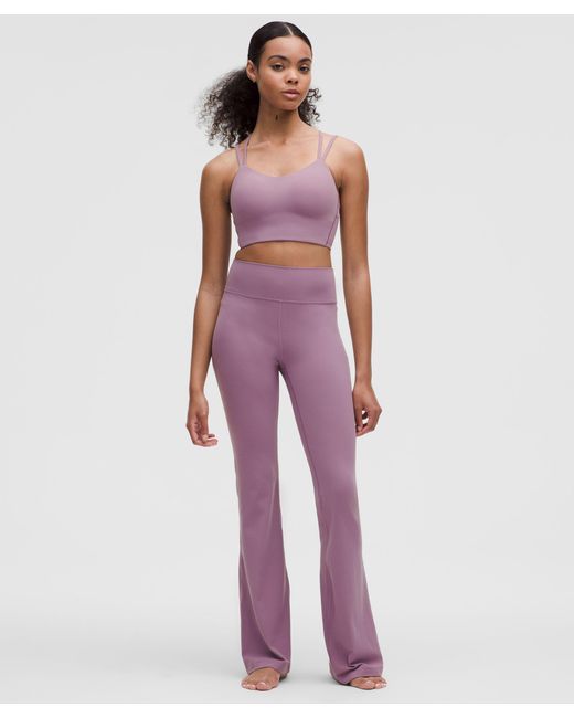 lululemon athletica Purple Like A Cloud Longline Bra Light Support, B/C Cup
