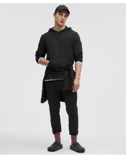 lululemon athletica Gray Soft Jersey Pullover Hoodie for men