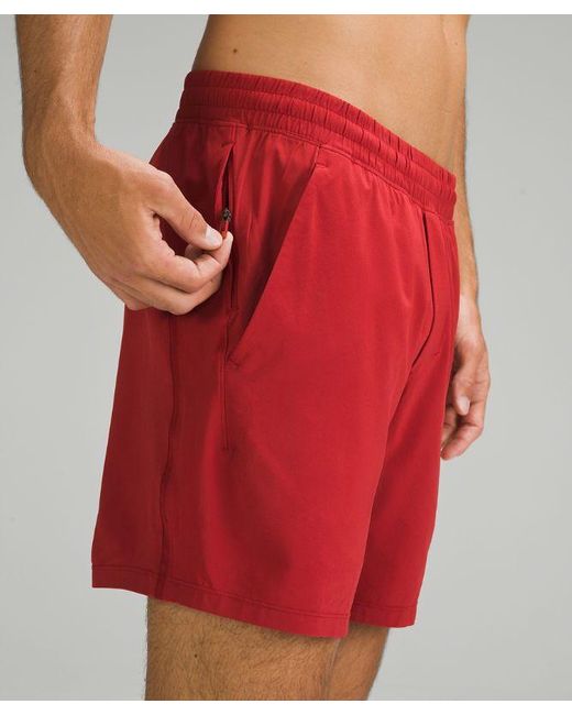 lululemon athletica Pace Breaker Linerless Shorts - 7" - Color Red - Size 3xl for men