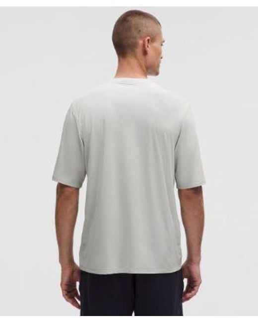 lululemon athletica White Brushed Yoga Crewneck T-Shirt for men