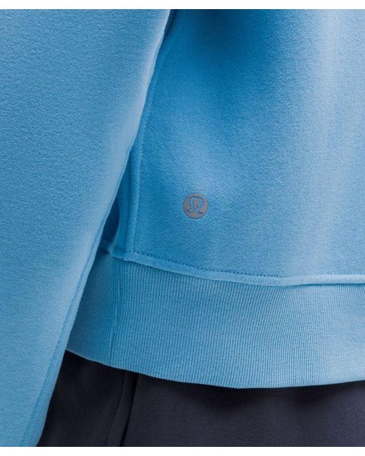 lululemon athletica Blue Steady State Superloft Full Zip Hoodie