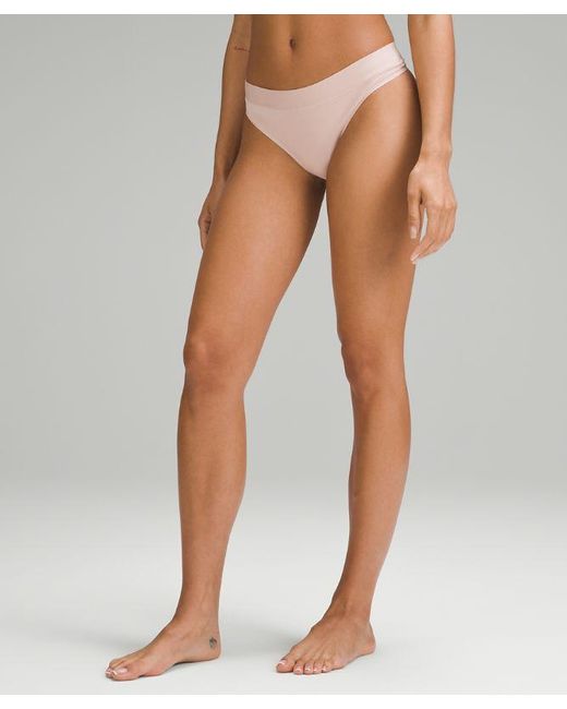 lululemon athletica Gray – Underease Mid-Rise Thong Underwear 5 Pack – // –