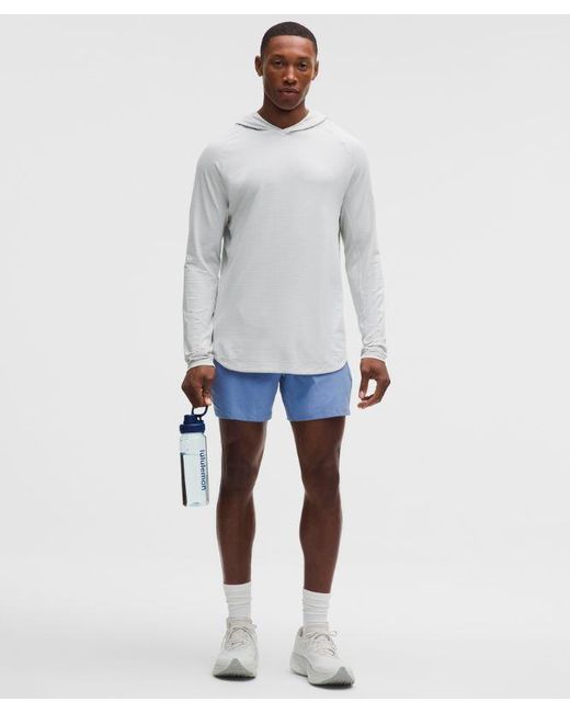 lululemon athletica White Pace Breaker Lined Short 5" for men