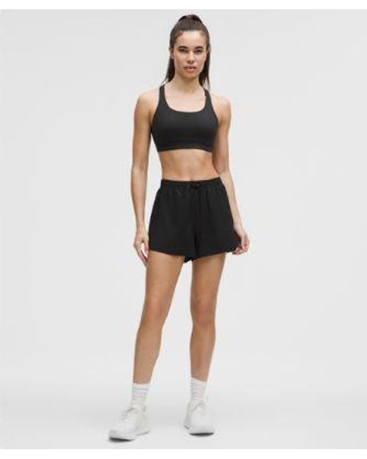 lululemon athletica Black Energy Bra Medium Support, B-D Cups