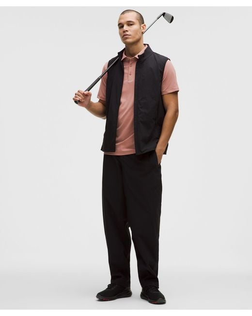 lululemon Showzero Slim-Fit Polo Shirt in Red for Men | Lyst