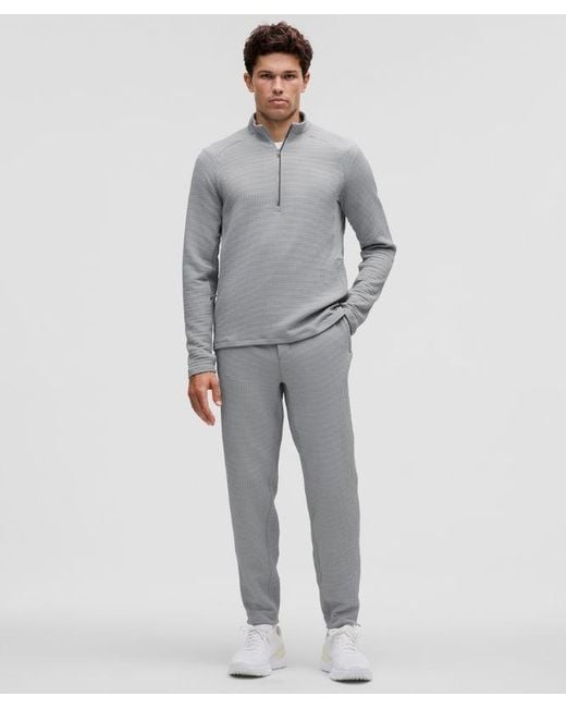 lululemon athletica Gray Waffle-Knit Joggers for men