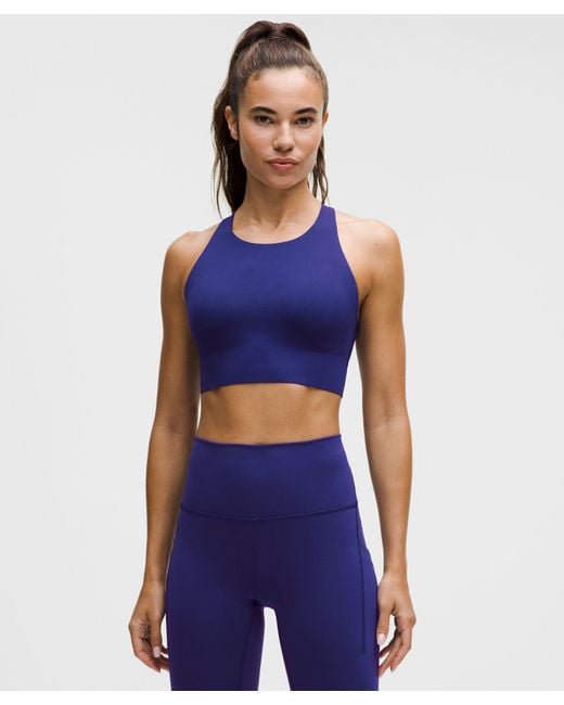lululemon Women's Blue Lightlift Sports Bra