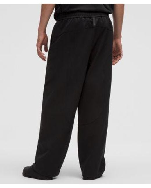 lululemon athletica Black – Ponte Wide-Leg Pintuck Trousers Slnsh Collection – – Size Large for men