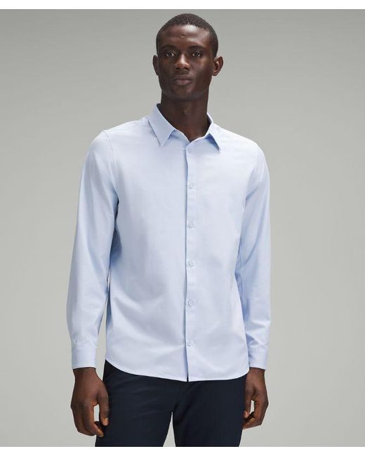 lululemon athletica New Venture Classic-fit Long-sleeve Shirt - Color Blue/pastel - Size L for men