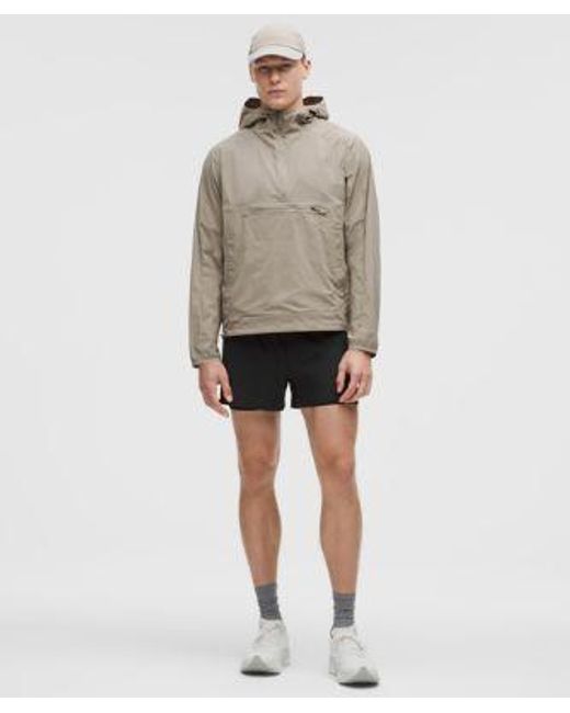 lululemon athletica Natural Mile Maker Ripstop Lined Short 4" for men