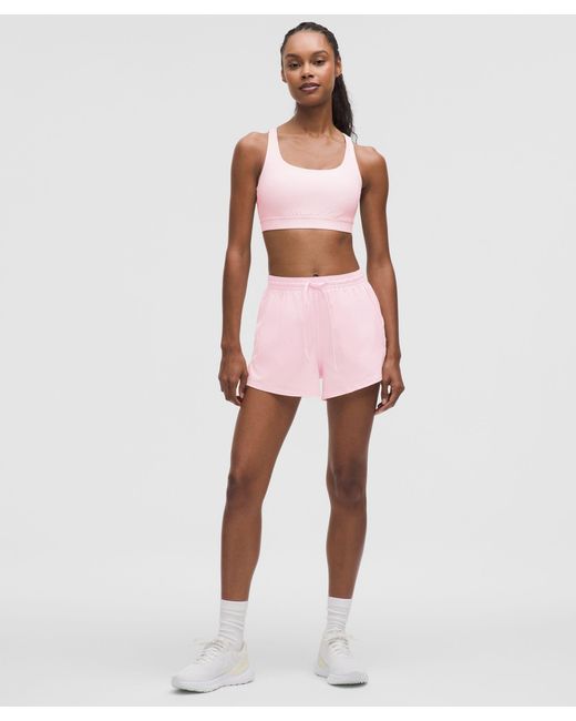 lululemon athletica Pink Pace Rival High-Rise Shorts 3"