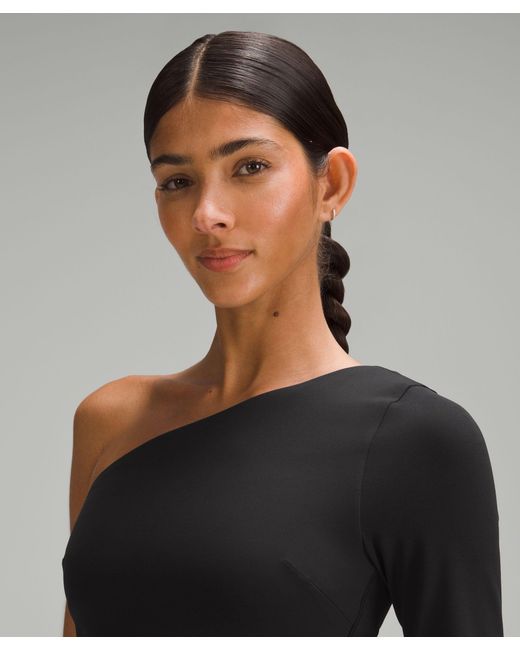 lululemon athletica Black Aligntm Asymmetrical Long-sleeve Shirt