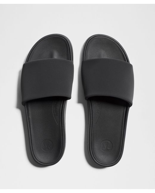 lululemon Restfeel Slides - Color Black/grey - Size 10 for  display picture 1