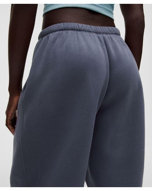 lululemon athletica Blue Steady State Superloft Oversized Short 15"