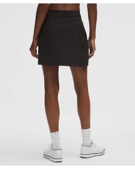 lululemon athletica Blue Stretch Twill Front Pleat Golf Skirt