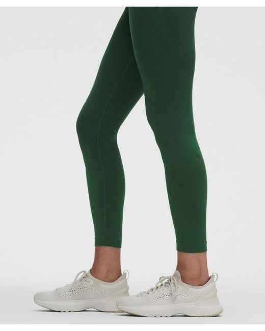 lululemon athletica Green – Get Low High-Rise Training Tight Leggings – 25" – – Size 16