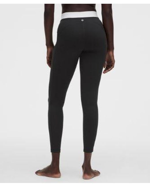 lululemon athletica Black – Align No Line High-Rise Pants Waist – 25" – – Size 4