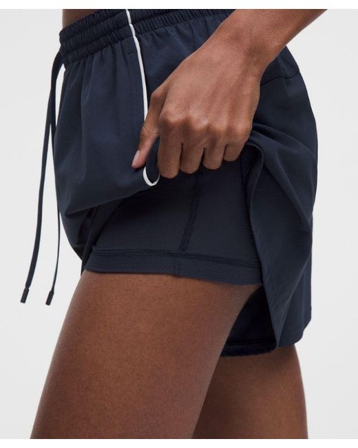 lululemon athletica Blue Court Rival High-Rise Short 3"