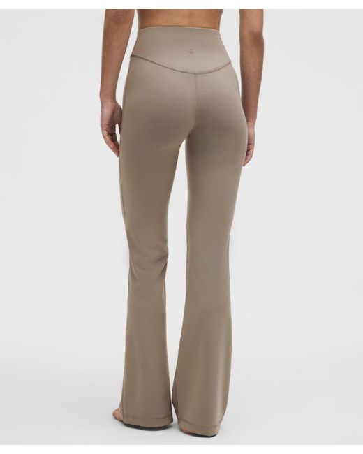 lululemon athletica Natural – Wunder Under Smoothcover High-Rise Bootcut Pants – 34" – /Khaki – Size 4